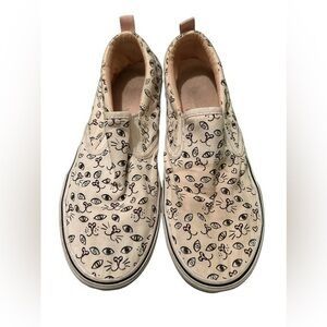 Bobs Women Marley Jr-Picatso Sneaker Slip-On Shoe Cats Memory Foam Size